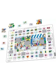 Puzzle maxi ramkowe 70 el. Learning English at the Cafe Larsen