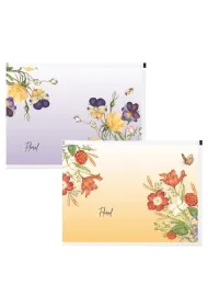 Koh-I-Noor Teczka koperta A4 na suwak Floral MIX