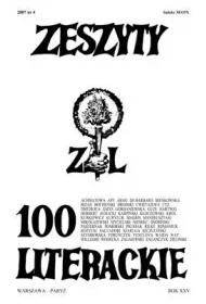 Zeszyty literackie 100 4/2007