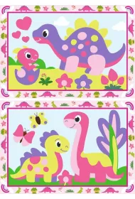 CreArt Junior Colorful Dinos Ravensburger