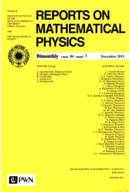 Reports ON Mathematical Physics 84/3 2019 Kraj