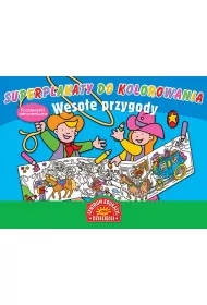 Superplakaty do kolorowania. Weso�e przygody. Rozk�adanki panoramiczne
