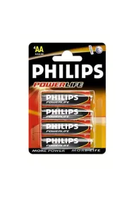Philips Baterie Bateria alkaliczna LR06 PHILIPS POWER ALKALINE B/C OP4SZT