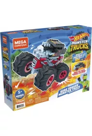 MEGA Hot Wheels Monster Trucks Bone Shaker Pojazd do zbudowania Zestaw klockw GVM27 Mattel