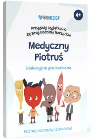 Karty do gry Piotru� Medyczny Przygody wyj�tkowo zgranej Rodzinki Narz�d�w