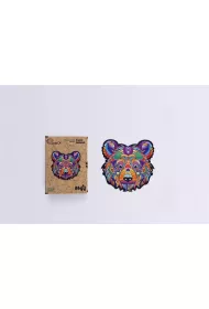 Puzzle drewniane eko 22 el. Br�zowy nied�wied� A4 PuzzleOK