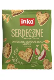 Inka Serdeczne Owsiane serduszka musli z jabkami 50 g