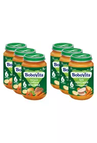 BoboVita Zestaw obiadkw po 6 miesicu ycia 6 x 190 g