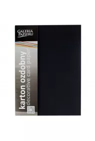 Argo Karton ozdobny A4 czarny 250g Floryda op20szt GALERIA PAPIERU 200307