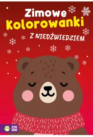 Zimowe kolorowanki z nied�wiedziem