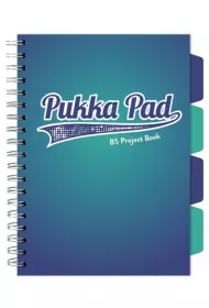 Pukka Pad Project Book B5 Blue kratka 100 kartek 3 szt.
