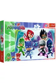 Puzzle 160 el. Pid�amersi kontra z�oczy�cy Trefl
