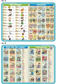 Visual System Podk�adka edukacyjna. The alphabet, opposites