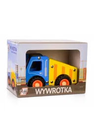 Auto drewniane z oponami Wywrotka Daffi