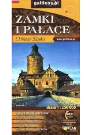 Zamki i pa�ace Dolnego �l�ska. Mapa turystyczna, 1:250 000