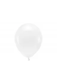 PartyDeco Balony Eco bia�e 30cm