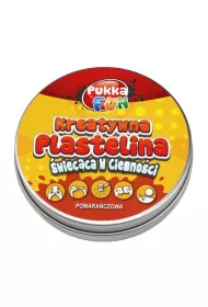 Plastelina kreatywna Pukka Fun 8331-6 �WIEC�CA W CIEMNO�CI pomara�czowa Pukka Pad