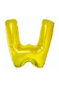 Balon Litera W 45,5 cm