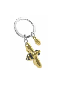 Metalmorphose Brelok do kluczy 3D pszczo�a z ulem