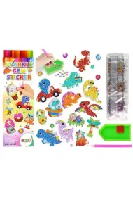 Naklejki haft diamentowy Dinozaury LeanToys