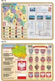 Visual System Podk�adka edukacyjna. Hymn, god�o, barwy, system w�adzy