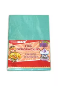 Polsirhurt Filc dekoracyjny turkusowy 20x30 cm