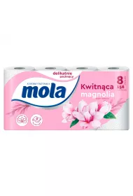 Mola White Papier toaletowy kwitnca magnolia 2-warstwowy 8 szt.