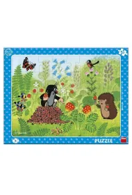 Puzzle ramkowe 40 el. Krecik i poziomki Dino Toys