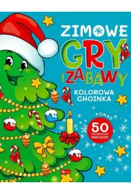 Zimowe gry i zabawy. Kolorowa choinka