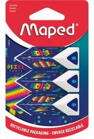 Maped Gumka Pixel Pyramid 3 szt.