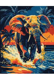 Ideyka Malowanie po numerach - Magia s�onia 40x50cm