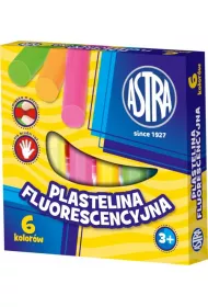 Astra Plastelina fluorescencyjna 6 szt.