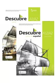 Pakiet Descubre A1.2/A2. Curso de español: Podrcznik wieloletni + CD, Zeszyt wicze do jzyka hiszpaskiego