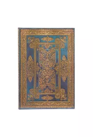 Paperblanks Luxe Design Notatnik Blue Luxe Midi linia