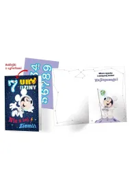 Kukartka Karnet B6 DSK-019 Urodziny Myszka Miki (wymienne cyfry)