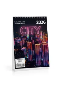 Kalendarz 2026 biurkowy city