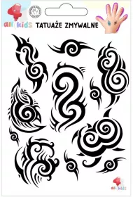 Tatua�e zmywalne dla dzieci Tribal All4Kids