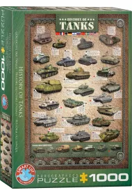 Puzzle 1000 el. Historia czo�g�w Eurographics