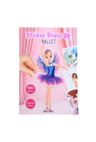 Kreatywna ksi��eczka z naklejkami Sticker Dress Up Ballet A002646 Stnux