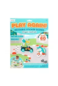 Kolorowe Baloniki Naklejki wielorazowe Play Again - Wy�cigi Smok�w