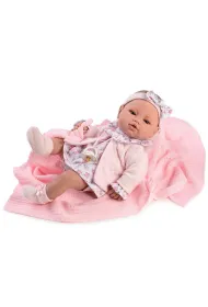 Lalka hiszpa�ska bobas Mantita z akcesoriami 39cm Berbesa