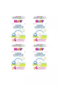 Hipp 4 Junior Combiotik Produkt na bazie mleka dla maych dzieci po 2. roku Zgrzewka 4 x 550 g