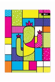 Teczka z gumk� A+ Pop kaktus HAPPY COLOR