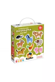 Puzzle do pary 30 el. Zwierztka na wsi Bright Junior Media