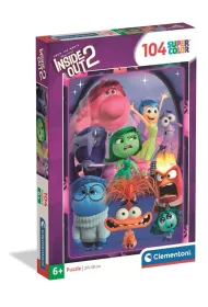 Puzzle 104 SuperKolor Inside Out 2 Clementoni