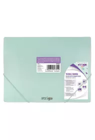 Strigo Teczka z gumk� A4 PP pastelowa mi�towa