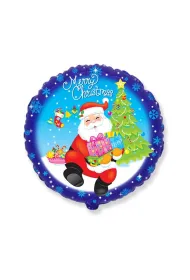 Balon foliowy Merry Christmas Miko�aj 45cm