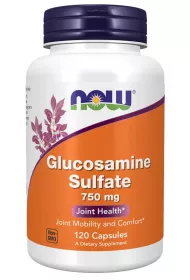 Now Foods Glucosamine Sulfate - Siarczan Glukozaminy 750 mg Suplement diety 120 kaps.