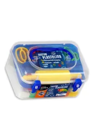 Derform Plastelina + 16 narz�dzi B - zestaw w kuferku 6 kolor�w