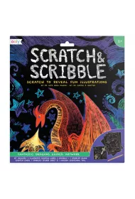 Zdrapywanki Scratch & Scribble Fantastyczne smoki Ooly